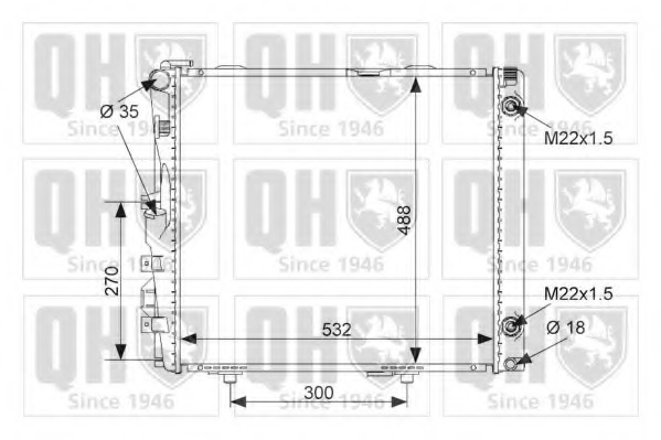 Radiator racire motor