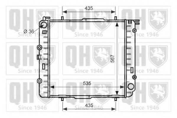 Radiator racire motor