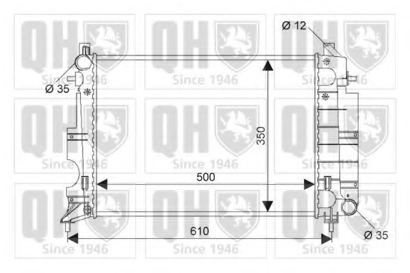 Radiator racire motor