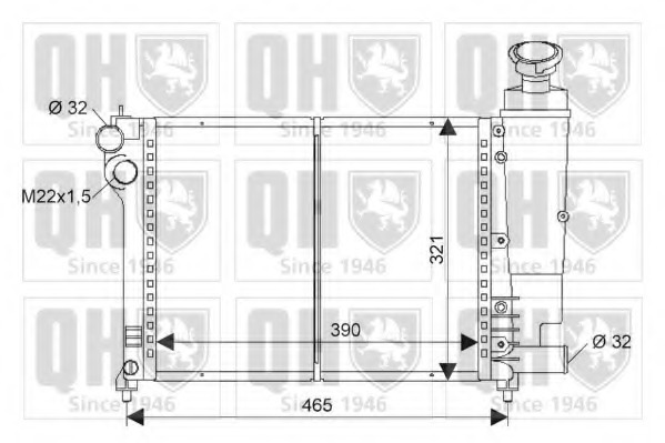 Radiator racire motor