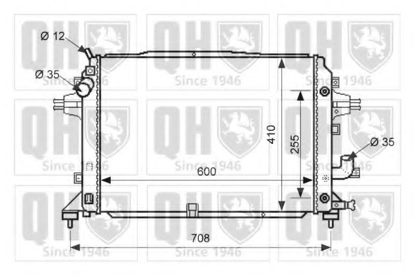 Radiator racire motor