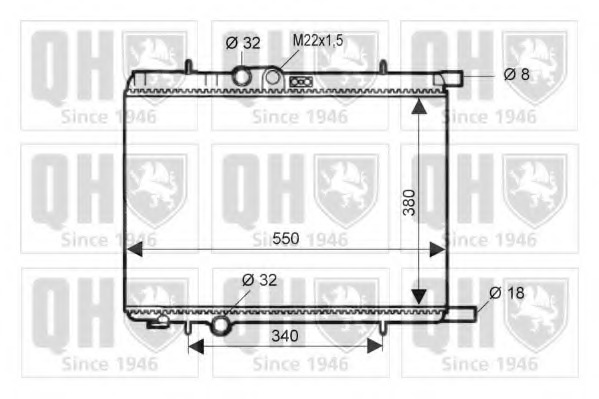 Radiator racire motor