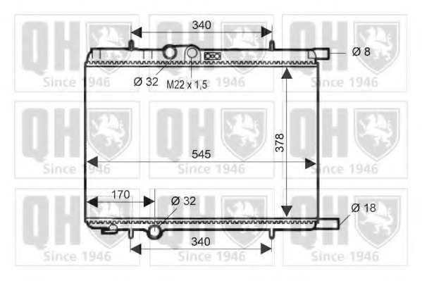 Radiator racire motor