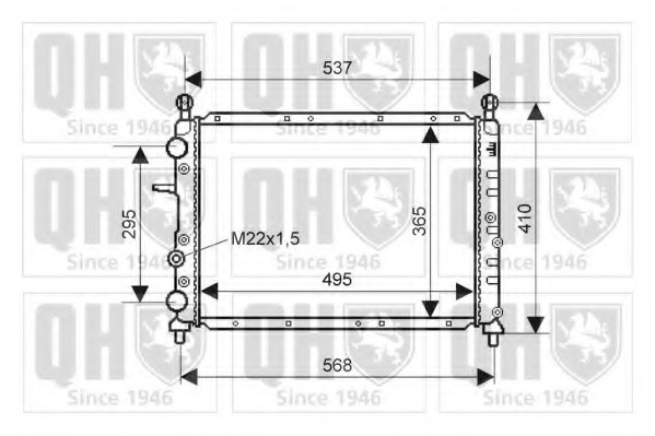 Radiator racire motor