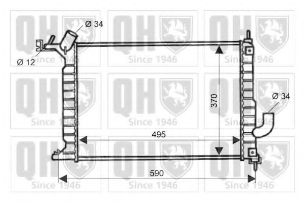 Radiator racire motor