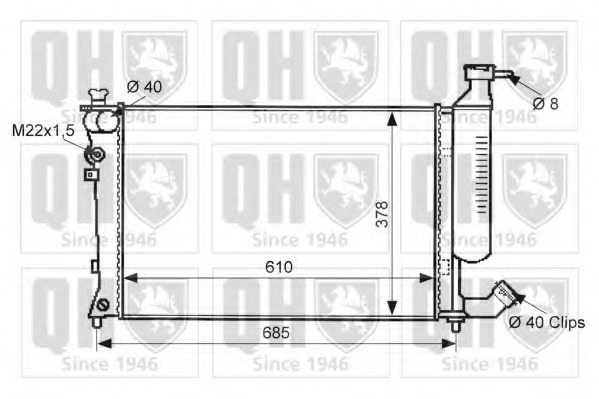 Radiator racire motor