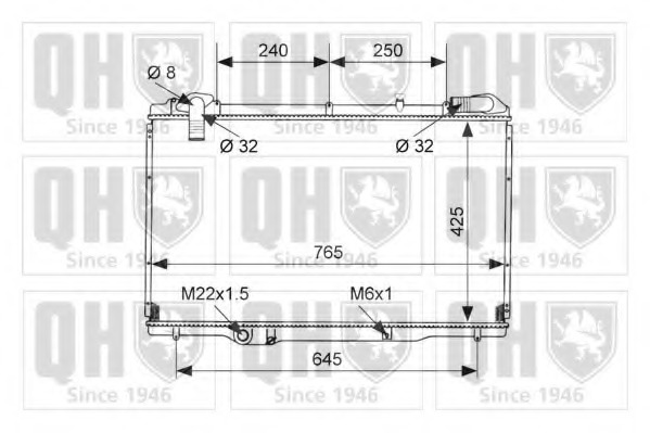 Radiator racire motor