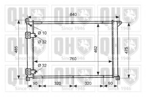 Radiator racire motor