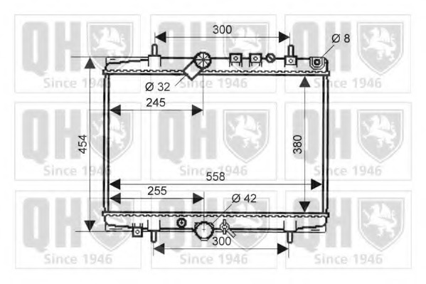 Radiator racire motor