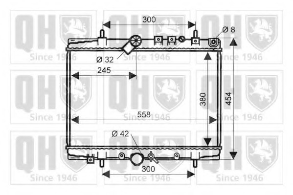 Radiator racire motor