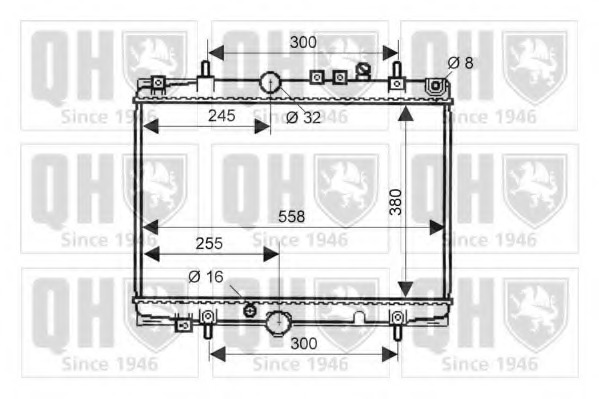 Radiator racire motor