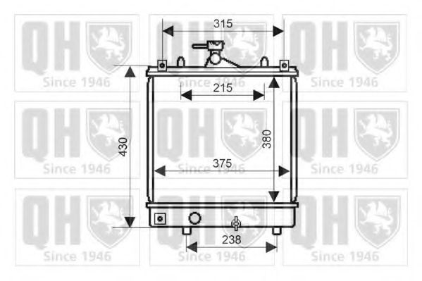 Radiator racire motor