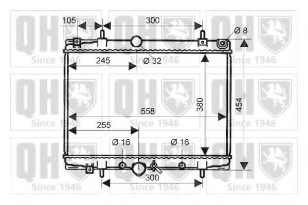 Radiator racire motor