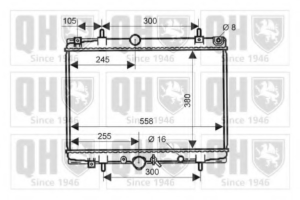 Radiator racire motor