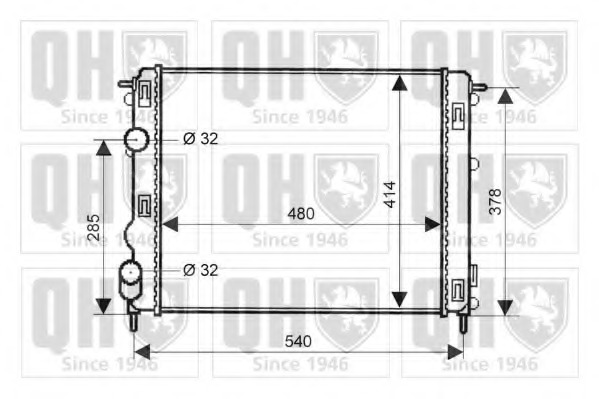 Radiator racire motor