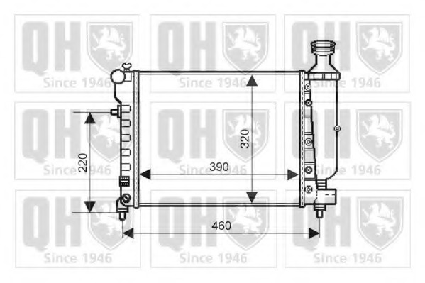 Radiator racire motor