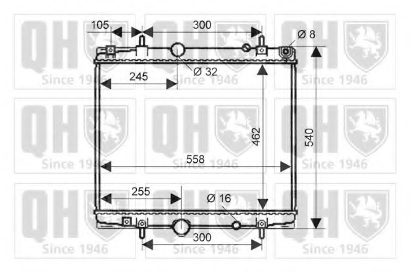 Radiator racire motor