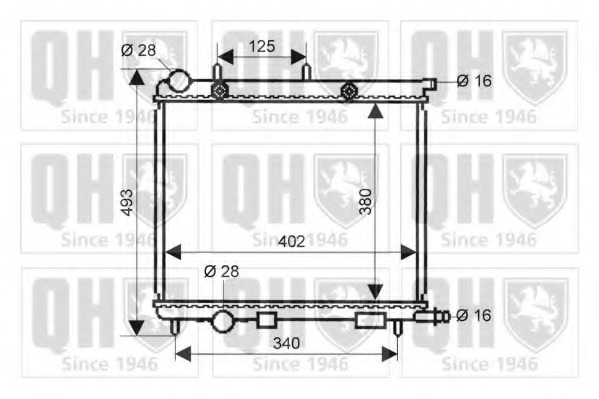 Radiator racire motor