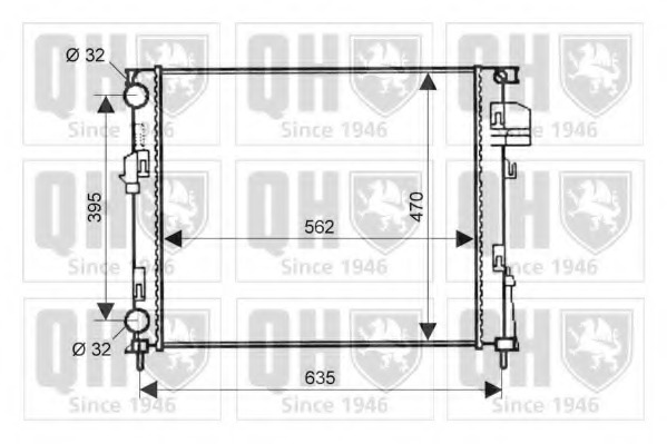 Radiator racire motor