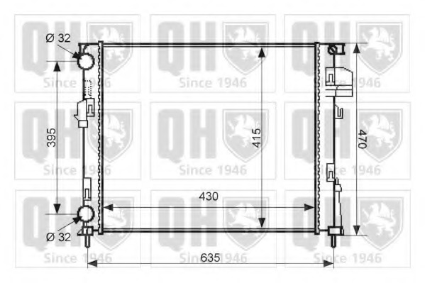 Radiator racire motor