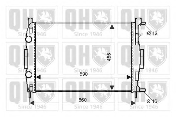 Radiator racire motor