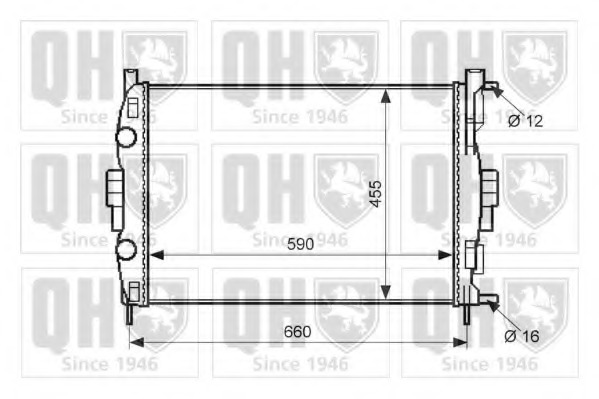 Radiator racire motor