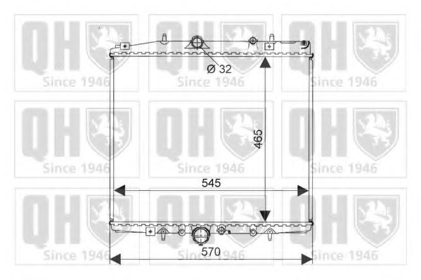 Radiator racire motor