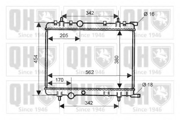 Radiator racire motor