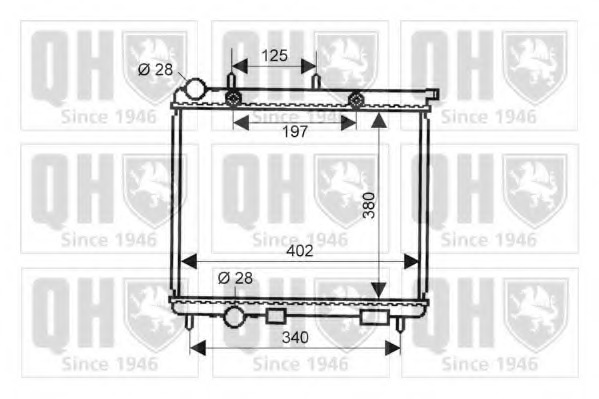 Radiator racire motor