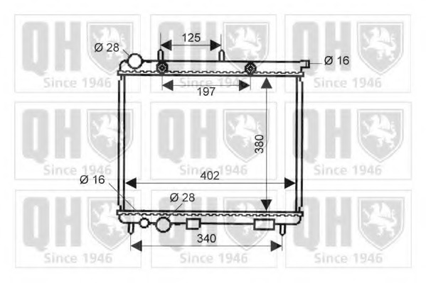 Radiator racire motor