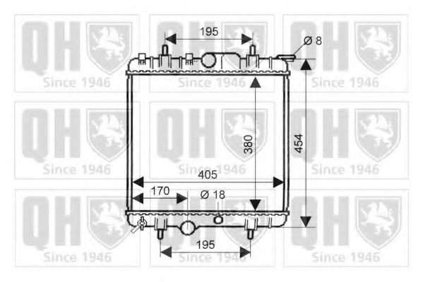 Radiator racire motor