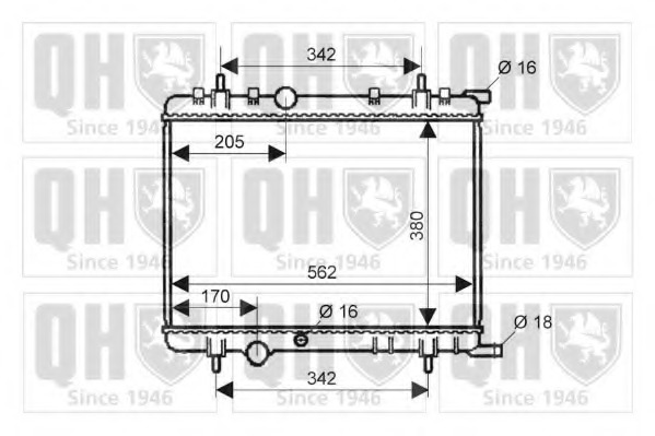 Radiator racire motor