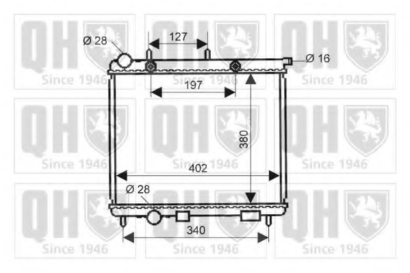 Radiator racire motor