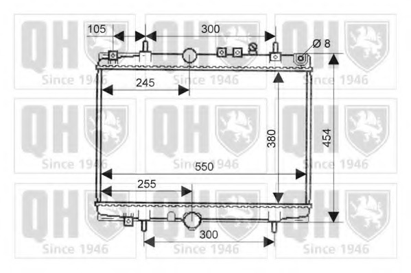 Radiator racire motor