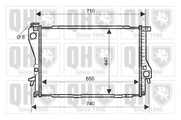 Radiator racire motor