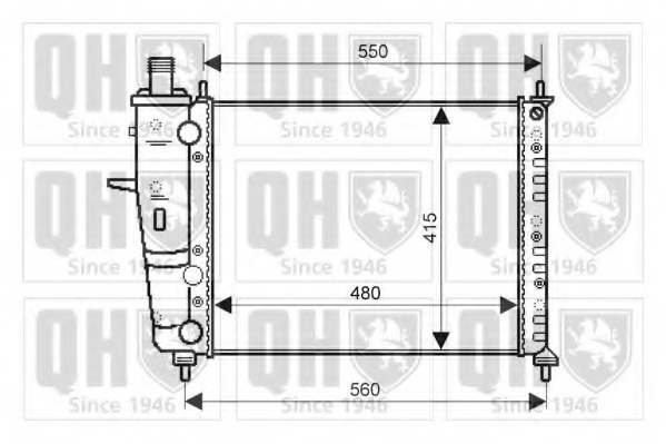 Radiator racire motor