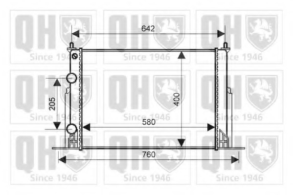 Radiator racire motor