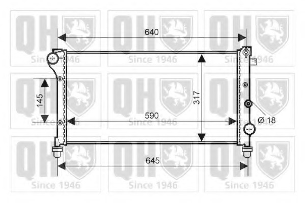 Radiator racire motor