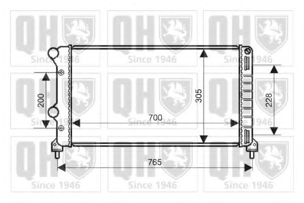 Radiator racire motor