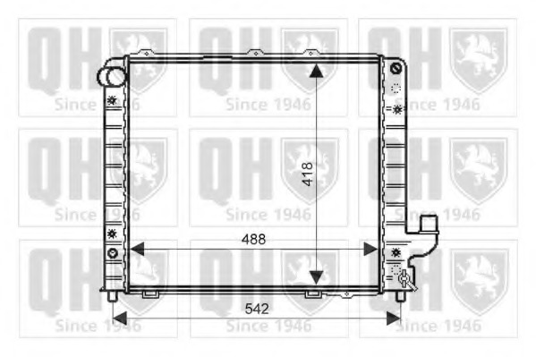 Radiator racire motor