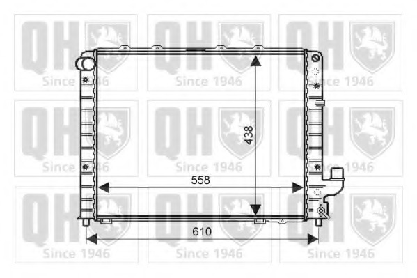 Radiator racire motor