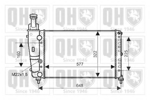 Radiator racire motor