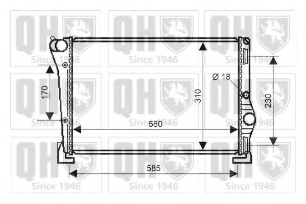 Radiator racire motor