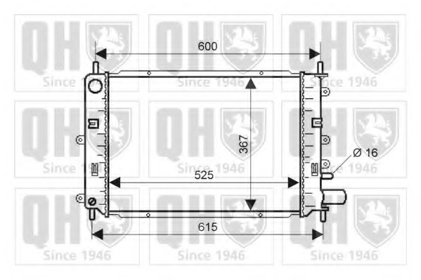 Radiator racire motor