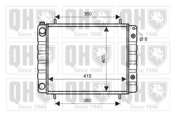 Radiator racire motor