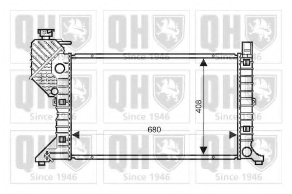 Radiator racire motor