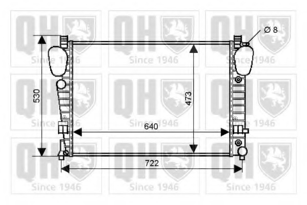 Radiator racire motor