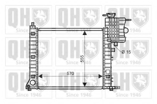 Radiator racire motor