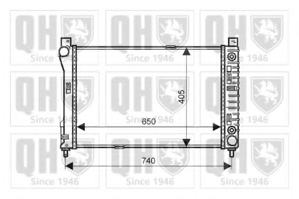 Radiator racire motor