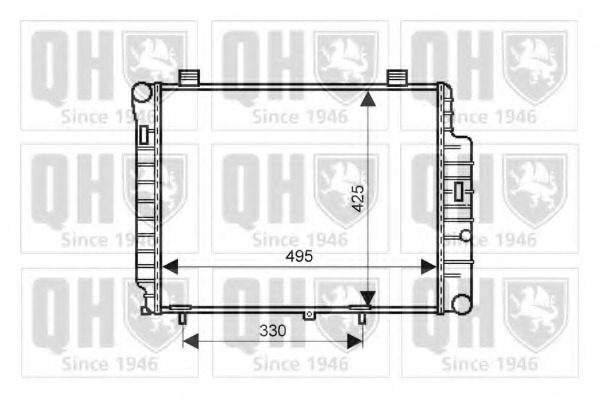 Radiator racire motor